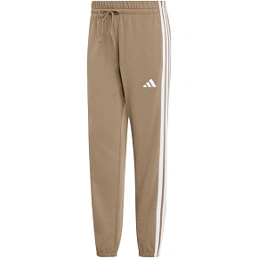 Dámske nohavice adidas Essentials 3-Stripes French Terry Cuffed, béžové, KF8338, dámske Dámske nohavice adidas Essentials 3-Stripes French Terry Cuffed, béžové, KF8338, dámske