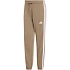 Dámske nohavice adidas Essentials 3-Stripes French Terry Cuffed, béžové, KF8338, dámske