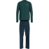 Pánske pyžamo UM0UM03130 0WP zelené káro - Tommy Hilfiger