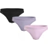 Dámske nohavičky 3Pack UW0UW05018 0V9 black/purple/st. ružová - Tommy Hilfiger