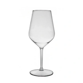 Číry nerozbitný plastový pohár na víno 470 ml 6 balení