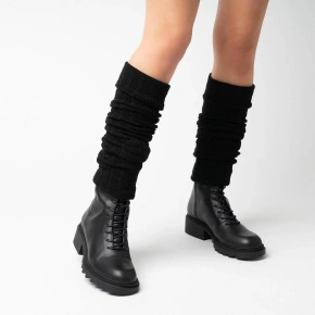 Dámske vlnené návleky na ruky art.068 Black - Steven