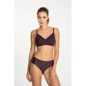 Dámske nohavičky Simple Classic tmavo fialové - Julimex