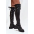 Dámske vysoké čižmy HL41P Black - Seastar