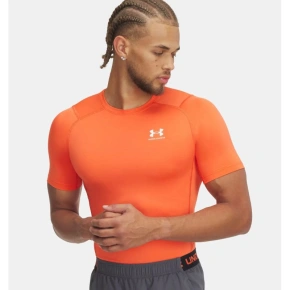 UA HG Armour Comp SS pánske tréningové tričko oranžové (1361518-847)