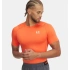 UA HG Armour Comp SS pánske tréningové tričko oranžové (1361518-847)
