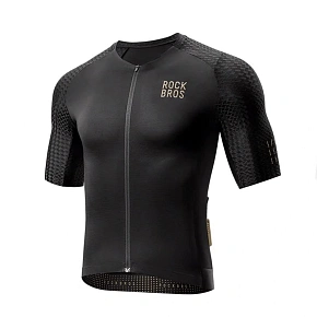 Rockbros YDDX011 Cyklistický dres Diamond s krátkym rukávom - veľkosť XXS - čierny Rockbros YDDX011 Cyklistický dres Diamond s krátkym rukávom - veľkosť XXS - čierny