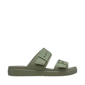 Dámske žabky Crocs Brooklyn Buckle Low green 211215 3BX