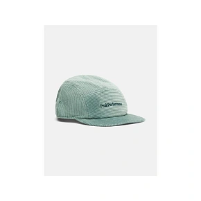 Čiapka PEAK PERFORMANCE Cord Cap, zelená farba Čiapka PEAK PERFORMANCE Cord Cap, zelená farba