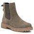 Skórzane botki damskie sztyblety khaki Filippo DBT7935