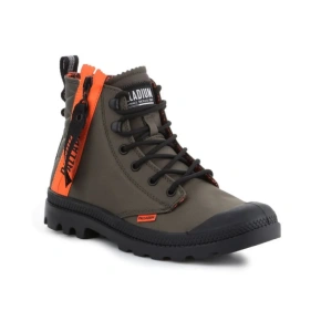 Dámske topánky Pampa Unlocked U Olive Night W 77239-309-M - Palladium
