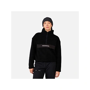 Dámska mikina ROSSIGNOL W ALLTRACK HZ FLEECE, čierna Dámska mikina ROSSIGNOL W ALLTRACK HZ FLEECE, čierna