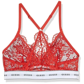 Dámska čipkovaná podprsenka - O97C02PZ01C- G587- Red - Guess