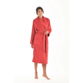 Dámsky župan Župan so šálovým golierom SHANTI 2147 3720 Cinnamon - Vestis