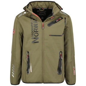 Geographical Norway Softshellová bunda Royaute DB 068 M WY1997H/GN-Kaki / Black