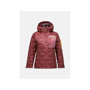 Dámska péřová bunda PEAK PERFORMANCE, model Helium Aop Utility Down Hood, farba: viacfarebná Dámska péřová bunda PEAK PERFORMANCE, model Helium Aop Utility Down Hood, farba: viacfarebná
