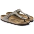 Dámske žabky Birkenstock Gizeh Stone Birko-Flor narrow grey (0043393)