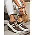 Dámske kožené tenisky ZY1392 LA351P hnedé – FashionStreet