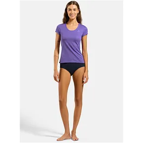 Koszulka damska Odlo ACTIVE F-DRY LIGHT BL TOP crew neck s/s fioletowa