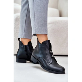 Dámske členkové topánky HY42-716 model 202118 Black - S.Barski