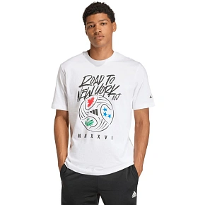Pánske tričko adidas FIFA World Cup 26TM Road to NYNJ Graphic t-shirt white KB2535 pánske