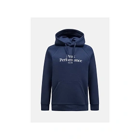 Pánska mikina Peak Performance M Original Hood, farba tmavomodrá Pánska mikina Peak Performance M Original Hood, farba tmavomodrá