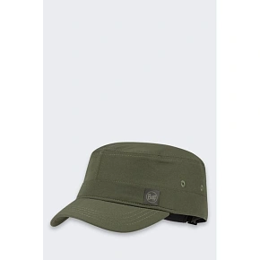 Čiapka Buff Military Cap – jednofarebná khaki, veľkosť: S–M Čiapka Buff Military Cap – jednofarebná khaki, veľkosť: S–M