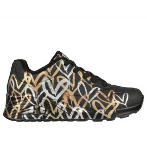 Skechers Uno Metallic Love W 155523/BKGD