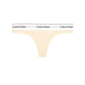 Dámske tangá Modern Cotton Nat QF7050E-ACK - Calvin Klein