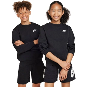 Detská mikina Nike Sportswear Club Fleece Black FD3006 010 Detská mikina Nike Sportswear Club Fleece Black FD3006 010