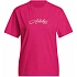 Dámske grafické tričko adidas Cursive Wordmark fuchsia KT2611