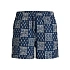 Jack&Jones pánske plavecké šortky JPSTMAUI SHELL AOP SWIM SHORTS REG 12291808 PAGEENT BLUE