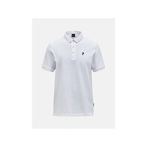 Pánske tričko PEAK PERFORMANCE M Classic Cotton Polo, biela farba Pánske tričko PEAK PERFORMANCE M Classic Cotton Polo, biela farba