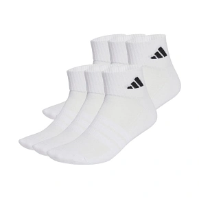 Ponožky adidas Cushioned Essentials Ankle, 6 párov, biele, KE5495