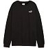Dámska mikina Puma ESS Small No. 1 Logo Relaxed Crew, čierna, 633268 01