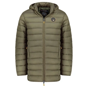 Geographical Norway Pánska bunda AMIGOMAP LONG HOOD DB KAKI MEN 233 KAKI (WZ5087H/GN-KAKI)