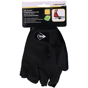 CYKLISTICKÉ RUKAVICE SENIOR BLACK DUNLOP R.L