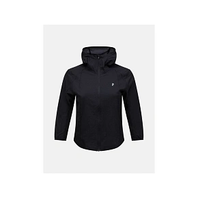 Dámska bunda PEAK PERFORMANCE W Discover Wind Jacket, čierna Dámska bunda PEAK PERFORMANCE W Discover Wind Jacket, čierna