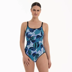 Dámske jednodielne plavky Style Olinda 6288 326 Blue Mix - Anita
