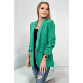 Elegantné sako so zelenými klopami - Koucla