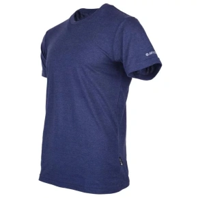 Pánske tričko M 92800054210 blue melange - Hi-Tec