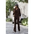 Dámsky 3-dielny set Lissa Dark Brown - LaBalancia