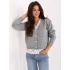 Dámsky sveter PM SW F513.16 Grey with ecru - FPrice