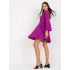 Tmavo fialové mini šaty 119818.19 - FPrice
