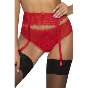 Dámsky podväzkový pás Estelle 0198/3 Red - MAT