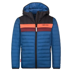 Bunda Trollkids Eikefjord Ultralight Polyfiber Alpine Blue/Black/Radical Red/Cestnut (463-144)
