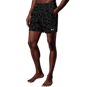 Plavky Nike Breaker Tossed Swoos 5" Volley, čierne, NESSG572 001
