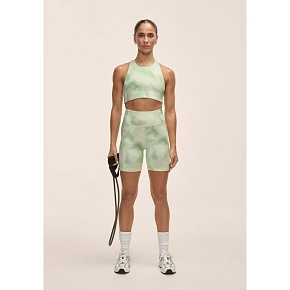 Dámske legíny Casall High Waist Bike Shorts, zelené