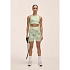 Dámske legíny Casall High Waist Bike Shorts, zelené