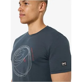 Koszulka SUPER.NATURAL M DONUT TEE niebieska pánské